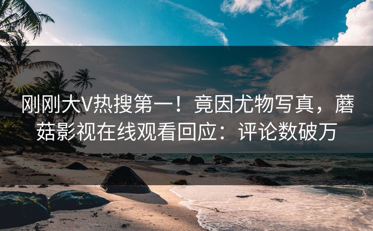 刚刚大V热搜第一！竟因尤物写真，蘑菇影视在线观看回应：评论数破万